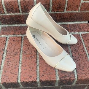 Nude Cap Toe Anne Klein Shoe